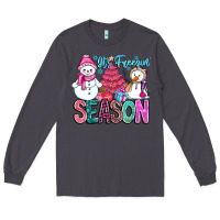 Smoke It's Freezin Season Long Sleeve Tee - CowhideDigitalArt