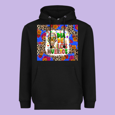 Dia De Los Muertos Heavyweight Hoodie Designed By Ranaportraitstore