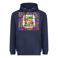 Navy Dia de los muertos Heavyweight Hoodie - RanaPortraitStore