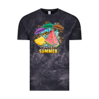 Cloud Black sweet summer watermelon pineapple fruits Vintage Tee - RanaPortraitStore