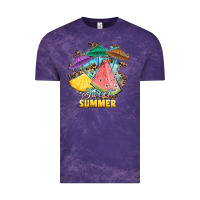 Cloud Purple sweet summer watermelon pineapple fruits Vintage Tee - RanaPortraitStore