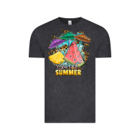 Vintage Black sweet summer watermelon pineapple fruits Vintage Tee - RanaPortraitStore