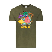 Vintage Olive sweet summer watermelon pineapple fruits Vintage Tee - RanaPortraitStore