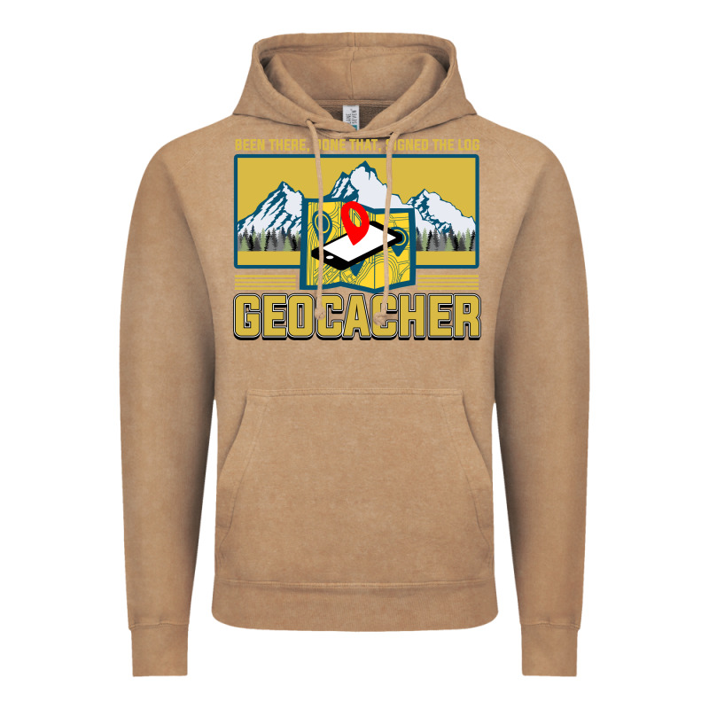 Geocaching, Geocaching Travel Bug, Geocache, Vintage Hoodie by artisFamous | Teevron
