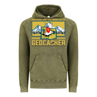 Vintage Olive Geocaching, geocaching travel bug, geocache, Vintage Hoodie - artisFamous