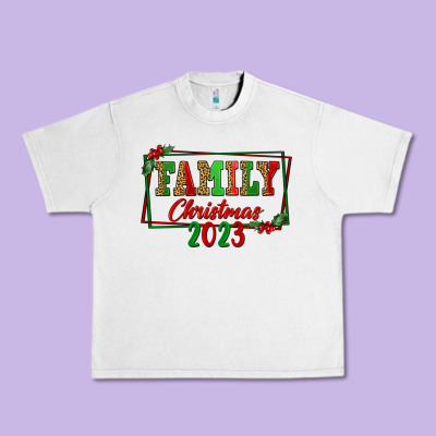 Family Christmas 2023 Urban Heavy Tee Designed By Fadigitalartstudio