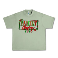 Oil Green Family Christmas 2023 Urban Heavy Tee - FaDigitalArtStudio