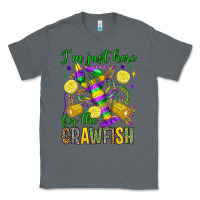Charcoal Heather ı'm just here for the crawfish olivia Classic Tee - OliviaCreatesArt