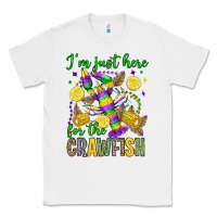 White ı'm just here for the crawfish olivia Classic Tee - OliviaCreatesArt