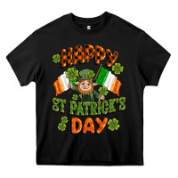 Black happy st patricks day Heavy Core Tee - CowGirlArtShop