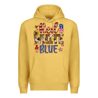 Antique Gold red white and blue Premium Hoodie - Artiststas