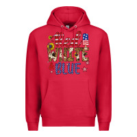 Cardinal red white and blue Premium Hoodie - Artiststas