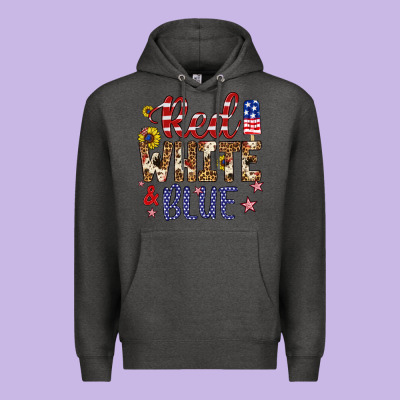 Red White And Blue Premium Hoodie Designed By Artiststas