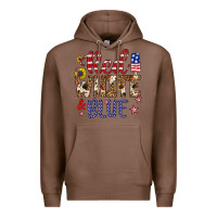 Chestnut red white and blue Premium Hoodie - Artiststas