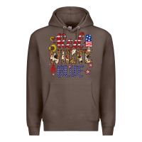 Coffee red white and blue Premium Hoodie - Artiststas