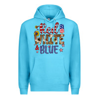Ocean Blue red white and blue Premium Hoodie - Artiststas