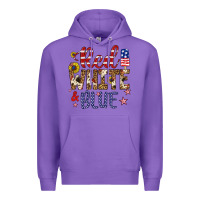 Purple red white and blue Premium Hoodie - Artiststas