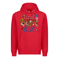 Red red white and blue Premium Hoodie - Artiststas