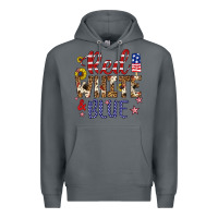 Rock red white and blue Premium Hoodie - Artiststas