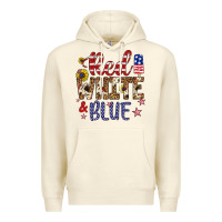 Sandshell red white and blue Premium Hoodie - Artiststas