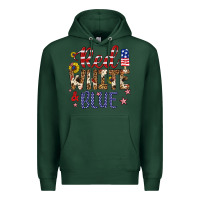 Sports Green red white and blue Premium Hoodie - Artiststas