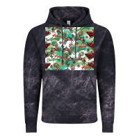 Cloud Black christmas magic pattern Vintage Hoodie - CowhideDigitalArt