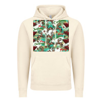 Vintage Artic christmas magic pattern Vintage Hoodie - CowhideDigitalArt