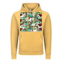 Vintage Mustard christmas magic pattern Vintage Hoodie - CowhideDigitalArt