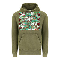 Vintage Olive christmas magic pattern Vintage Hoodie - CowhideDigitalArt