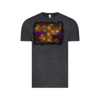 Vintage Black halloween pumpkin background Vintage Tee - BundleAndBundleShop