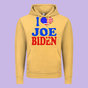 I Love Joe Biden Vintage Hoodie Designed By Artisfamous