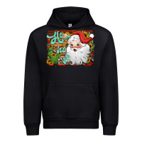 Black ho ho ho santa claus Urban Hoodie - Jasminsmagicworld