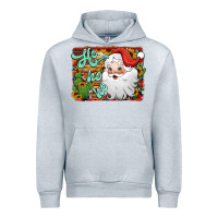 Heather Grey ho ho ho santa claus Urban Hoodie - Jasminsmagicworld