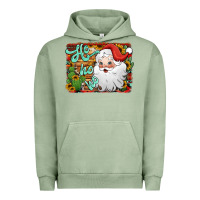 Pigment Oil Green ho ho ho santa claus Urban Hoodie - Jasminsmagicworld