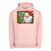 Pigment Salmon ho ho ho santa claus Urban Hoodie - Jasminsmagicworld