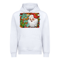 White ho ho ho santa claus Urban Hoodie - Jasminsmagicworld