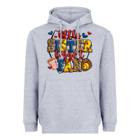 Heather Grey little sister biggest fan softball Heavyweight Hoodie - Jasminsmagicworld