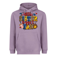 Lavender little sister biggest fan softball Heavyweight Hoodie - Jasminsmagicworld