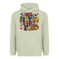 Matcha little sister biggest fan softball Heavyweight Hoodie - Jasminsmagicworld