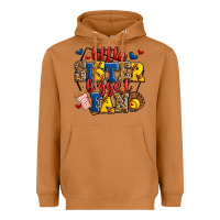 Meerkat little sister biggest fan softball Heavyweight Hoodie - Jasminsmagicworld