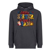 Smoke little sister biggest fan softball Heavyweight Hoodie - Jasminsmagicworld
