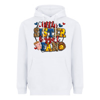 White little sister biggest fan softball Heavyweight Hoodie - Jasminsmagicworld