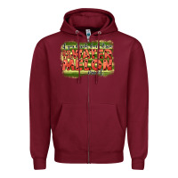 Burgundy i̇f you drink don't drive do the watermelon crawl2 Zipper Hoodie - JahusDesignShop