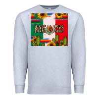 Heather Grey Mexico Premium Sweatshirt - RanaPortraitStore