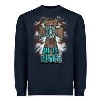 Navy cross1 Heavyweight Sweatshirt - RanaPortraitStore