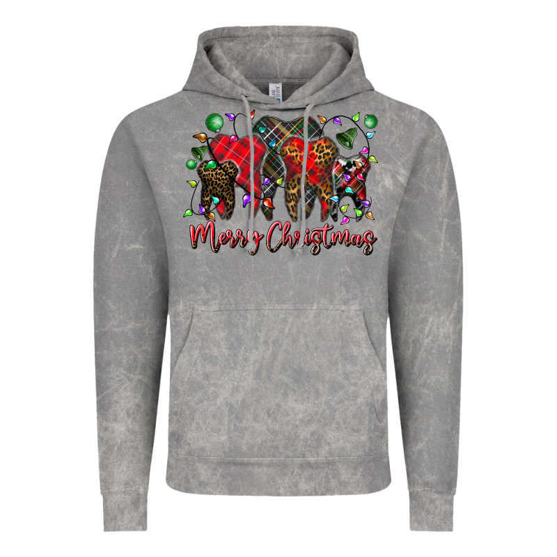 Merry Christmas Teeth Vintage Hoodie by CowhideDigitalArt | Teevron