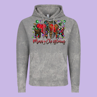 Merry Christmas Teeth Vintage Hoodie Designed By Cowhidedigitalart