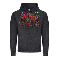 Vintage Black merry Christmas teeth Vintage Hoodie - CowhideDigitalArt