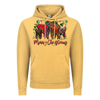 Vintage Mustard merry Christmas teeth Vintage Hoodie - CowhideDigitalArt