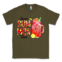 Army Green sweet summer time waterolor Classic Tee - CowCowDesign